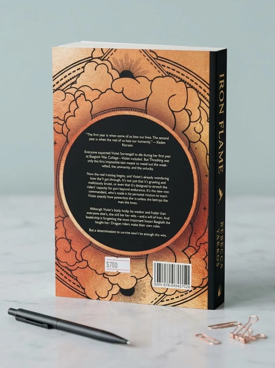 Iron Flame by Rebecca Yarros – Sequel to Fourth Wing – NYT Bestselling Romantasy
