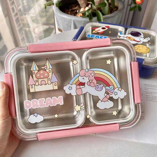 UNICORN DREAM STINLESS STEEL LUNCH BOX