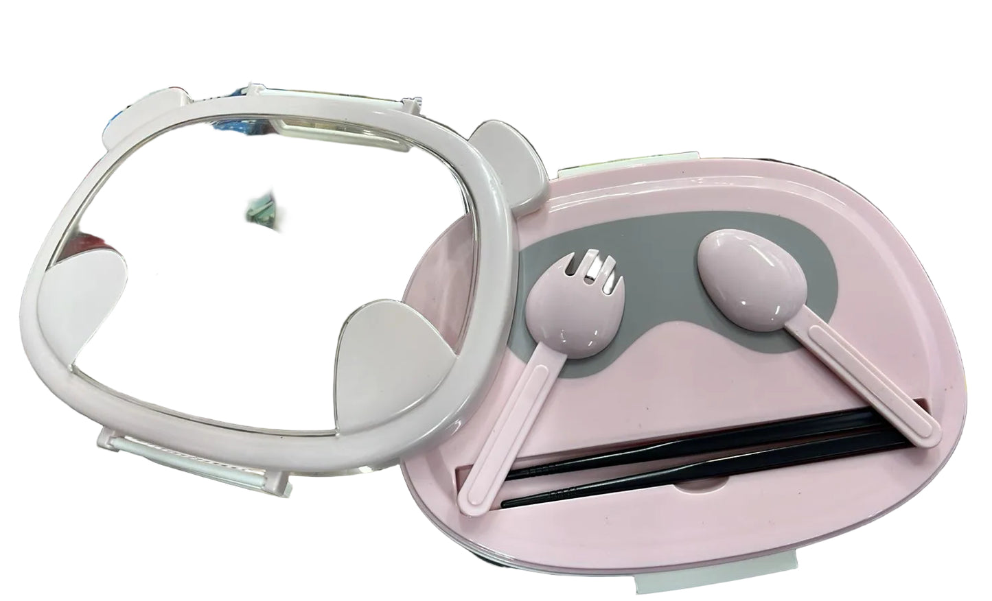 BUNNY FACE PLASTIC LUNCH BOX