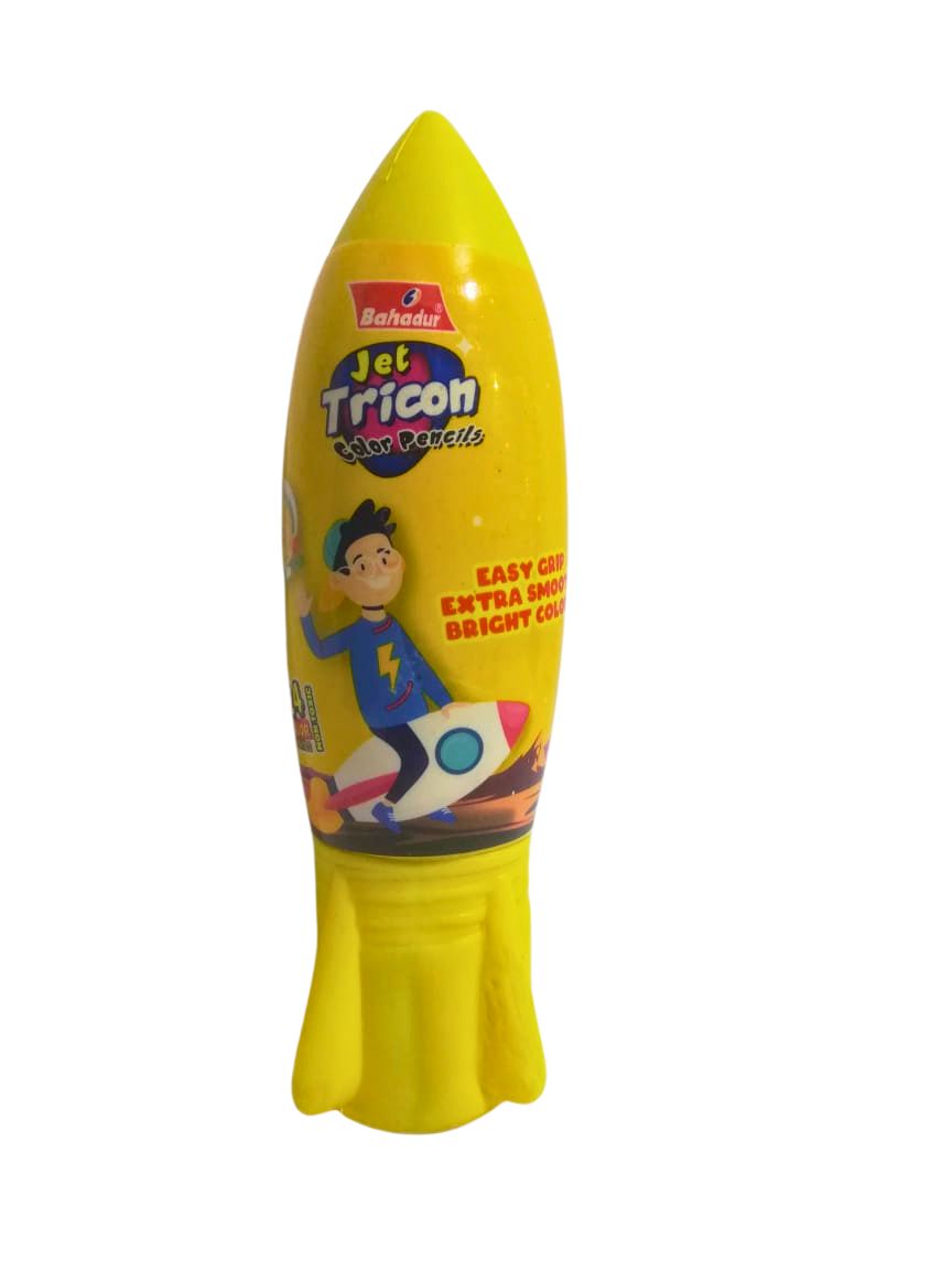 BAHADUR JET TRICON 24 COLORED PENCILS