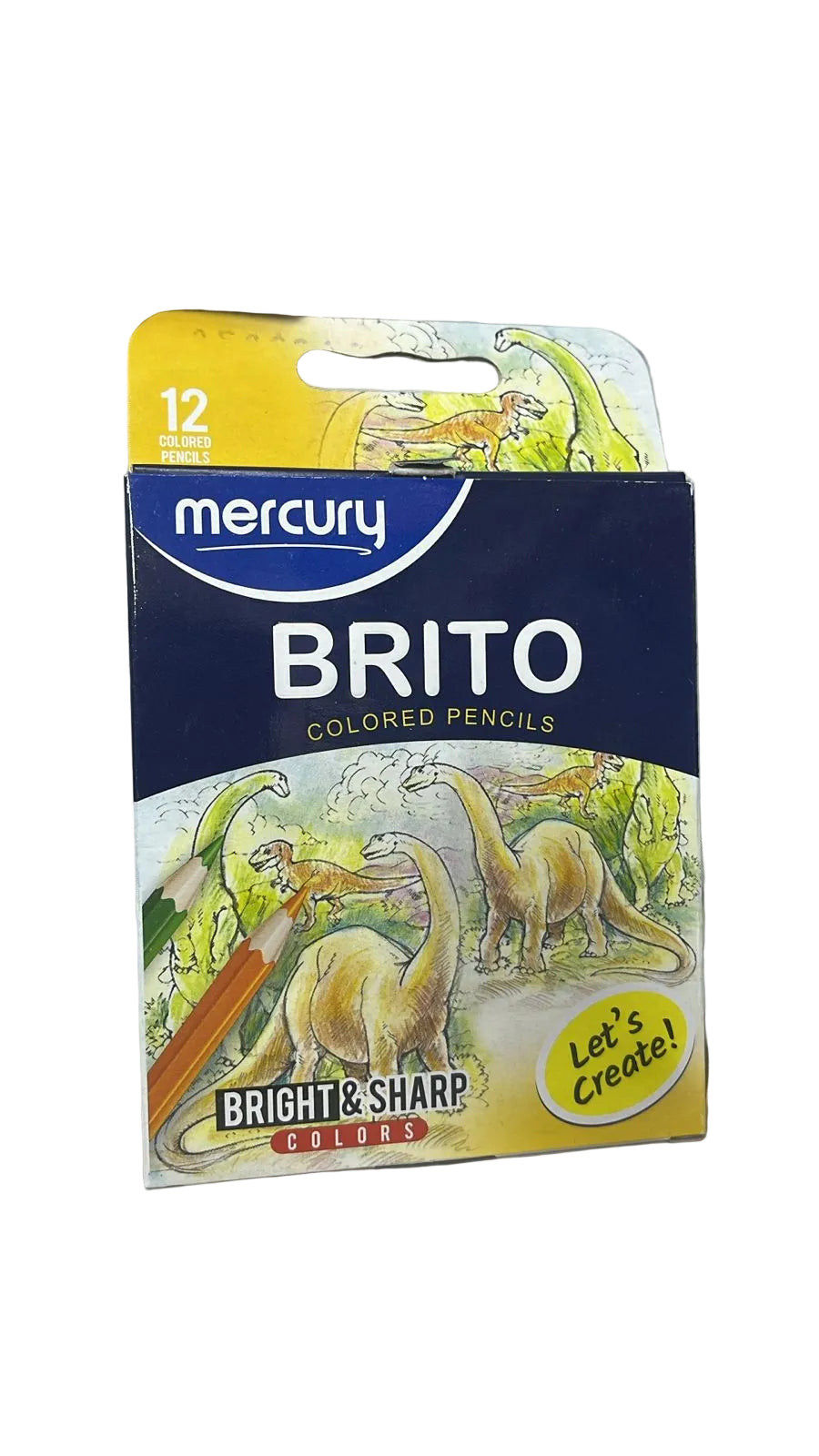 MERCURY BRITO 12 COLORED PENCILS