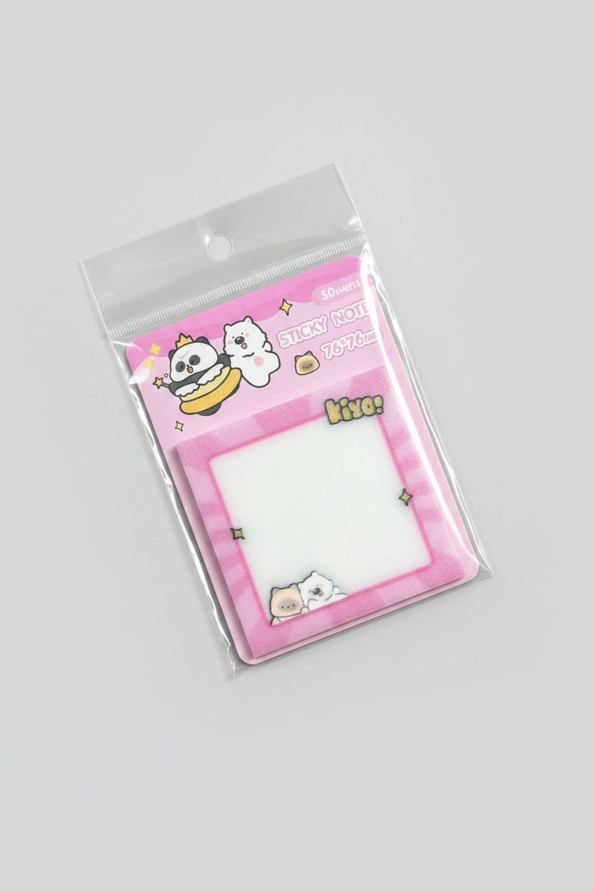KAWAII PANDA BEAR STICKY NOTES