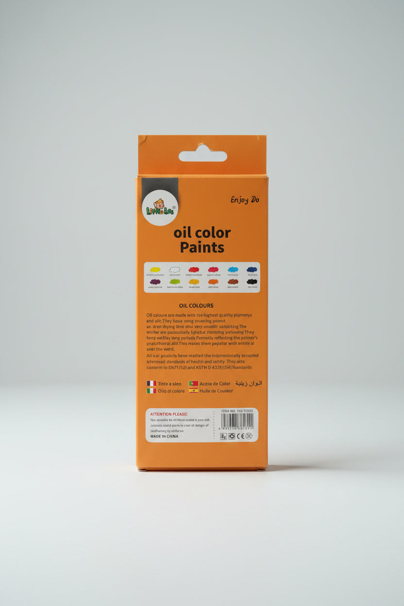 LITTELES 12 OIL COLOR SET WATER
