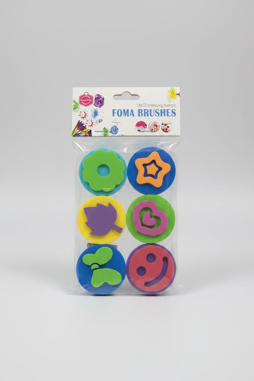 KEEP SMILING FOMA BRUSHES 6 PIECES SET