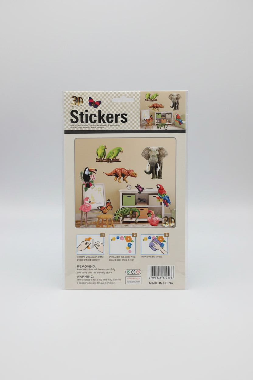 3D REALSTIC FLOWER STICKERS