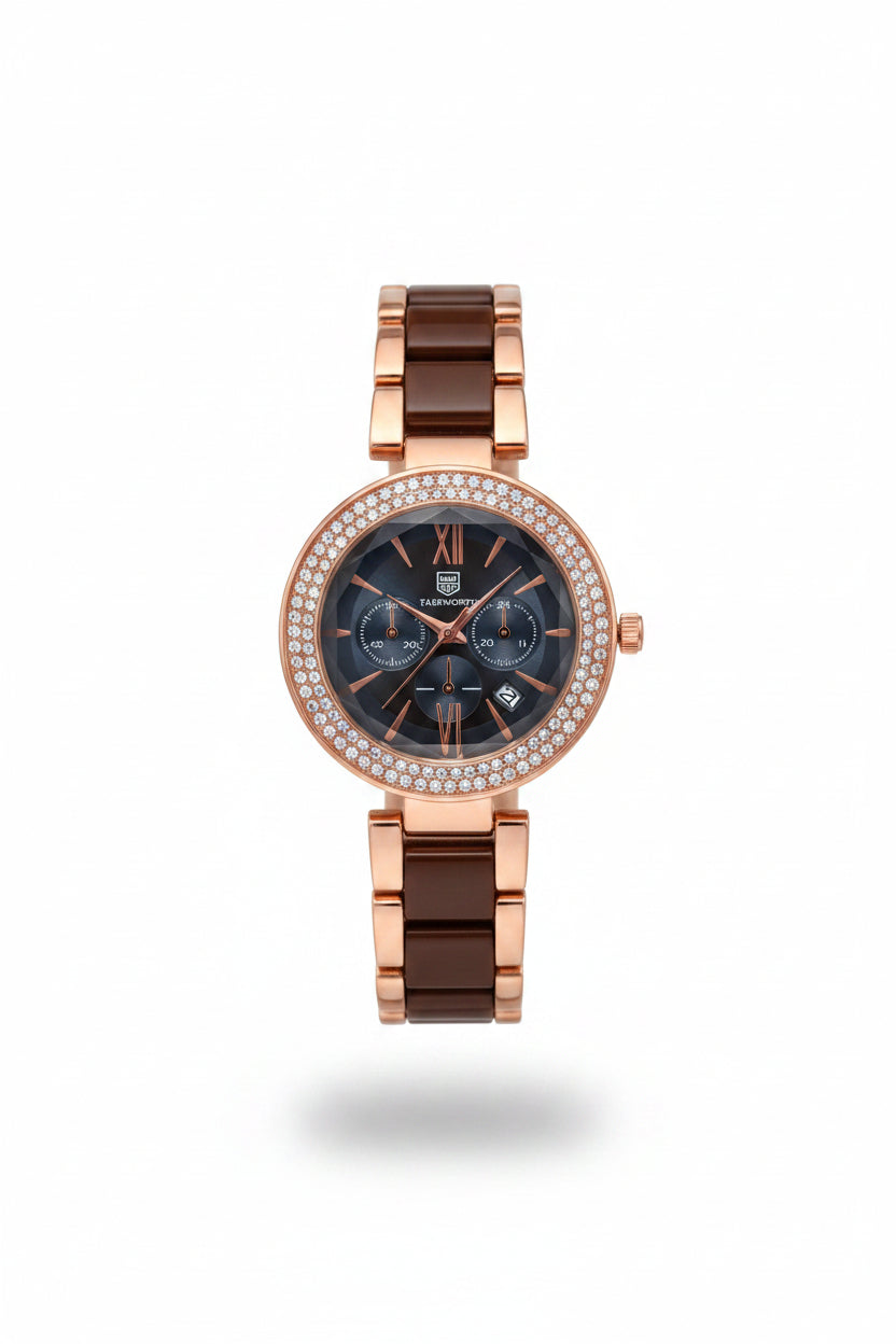 TRUE WORTH GOLD CRYSTAL WOMEN'S WATCH