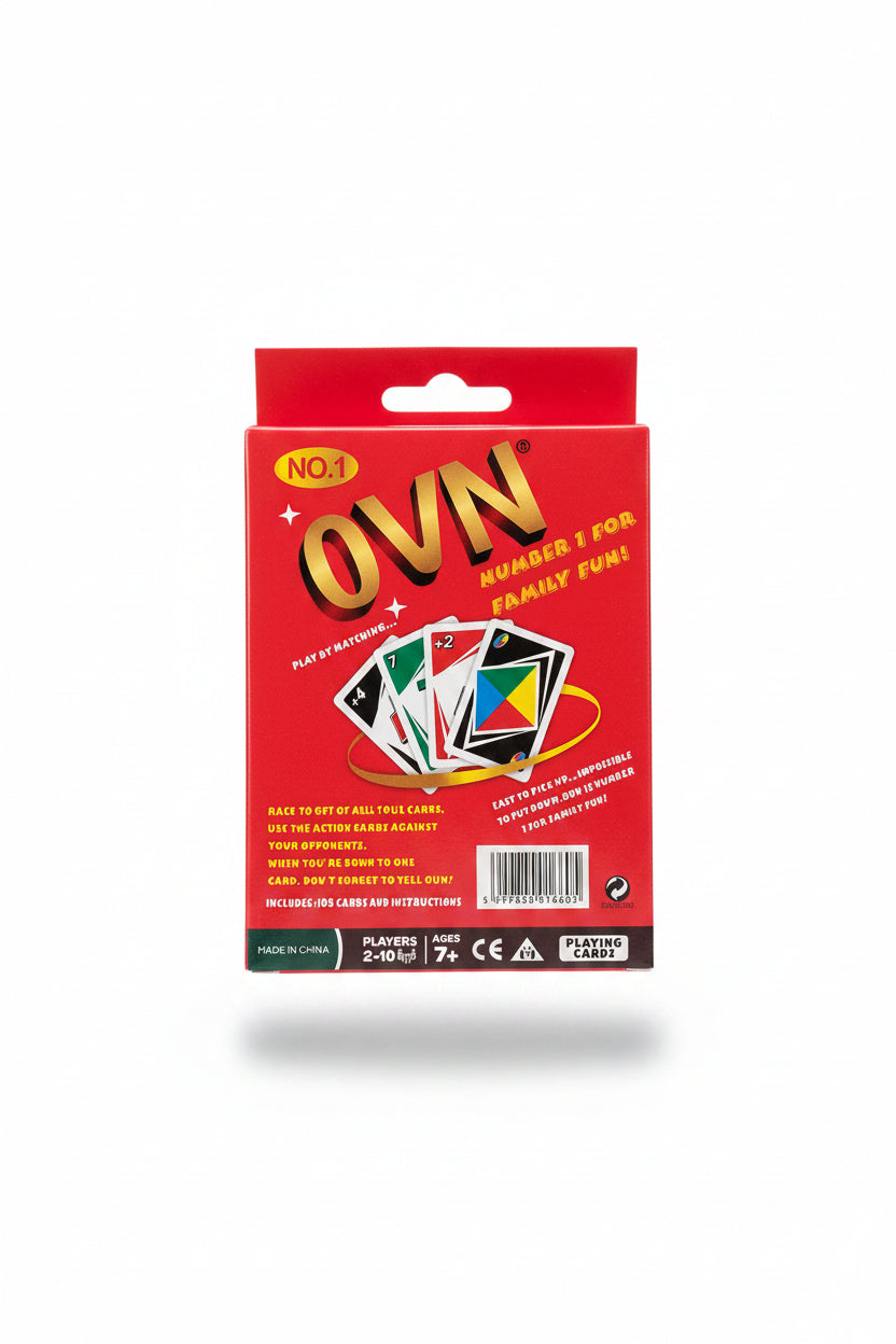 UNO-Style Playing Cards – Family Card Game (2–10 Players)