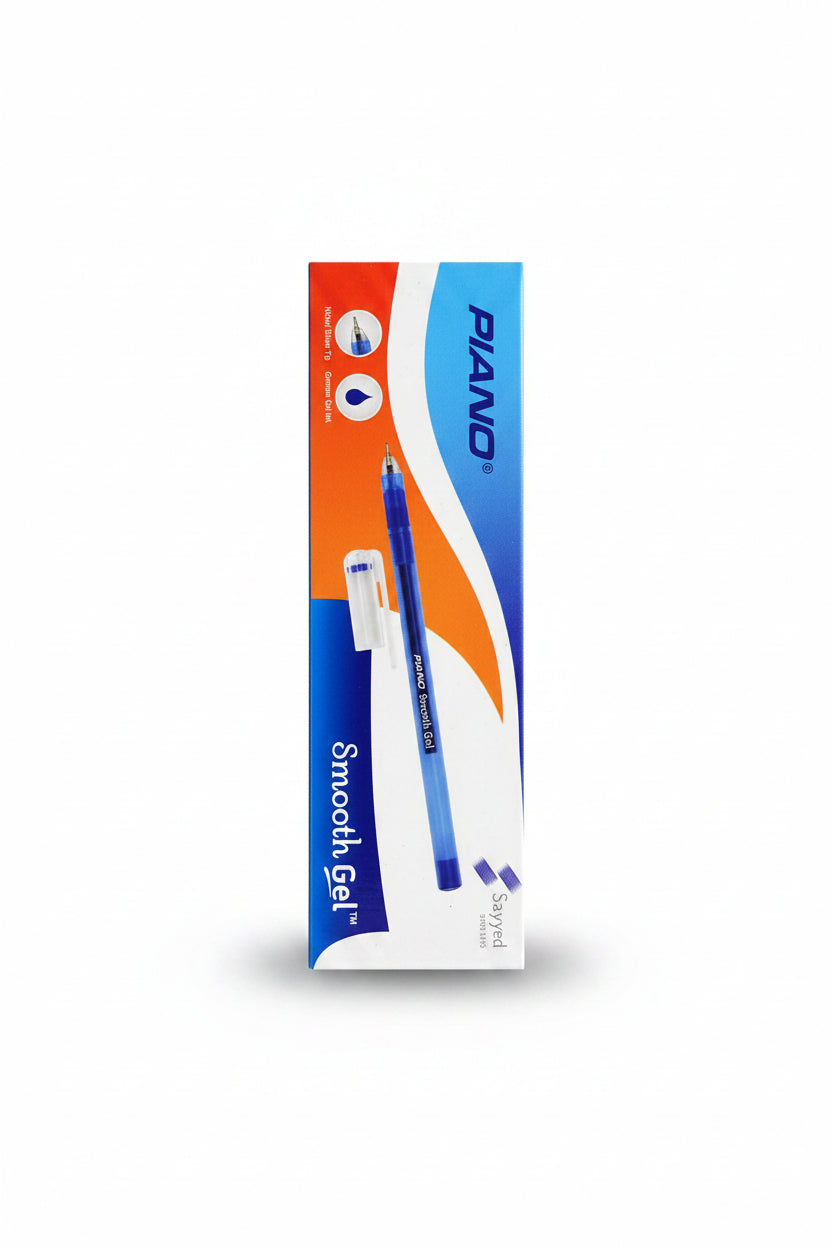 PIANO SMOOTH GEL PEN 10 PCS BOX