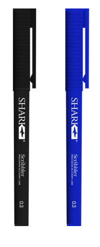 SHARK POINTER BLUE N BLACK 2PCS