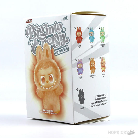 Box of a 'Biginto Energy' toy with cartoon characters on a white background