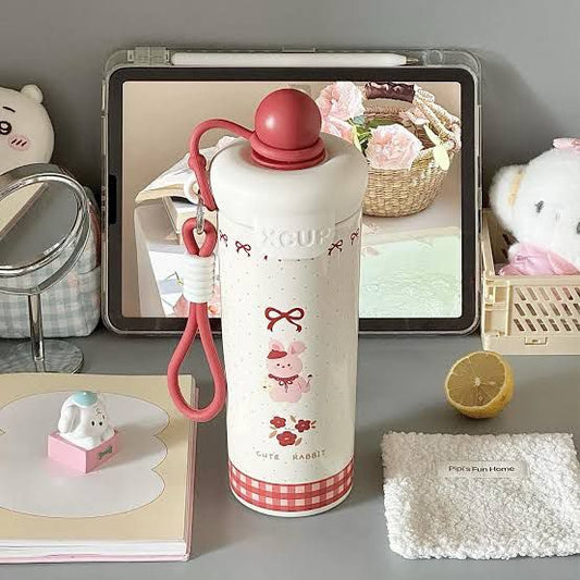 CUTE RABBIT THERMOS TUMBLER
