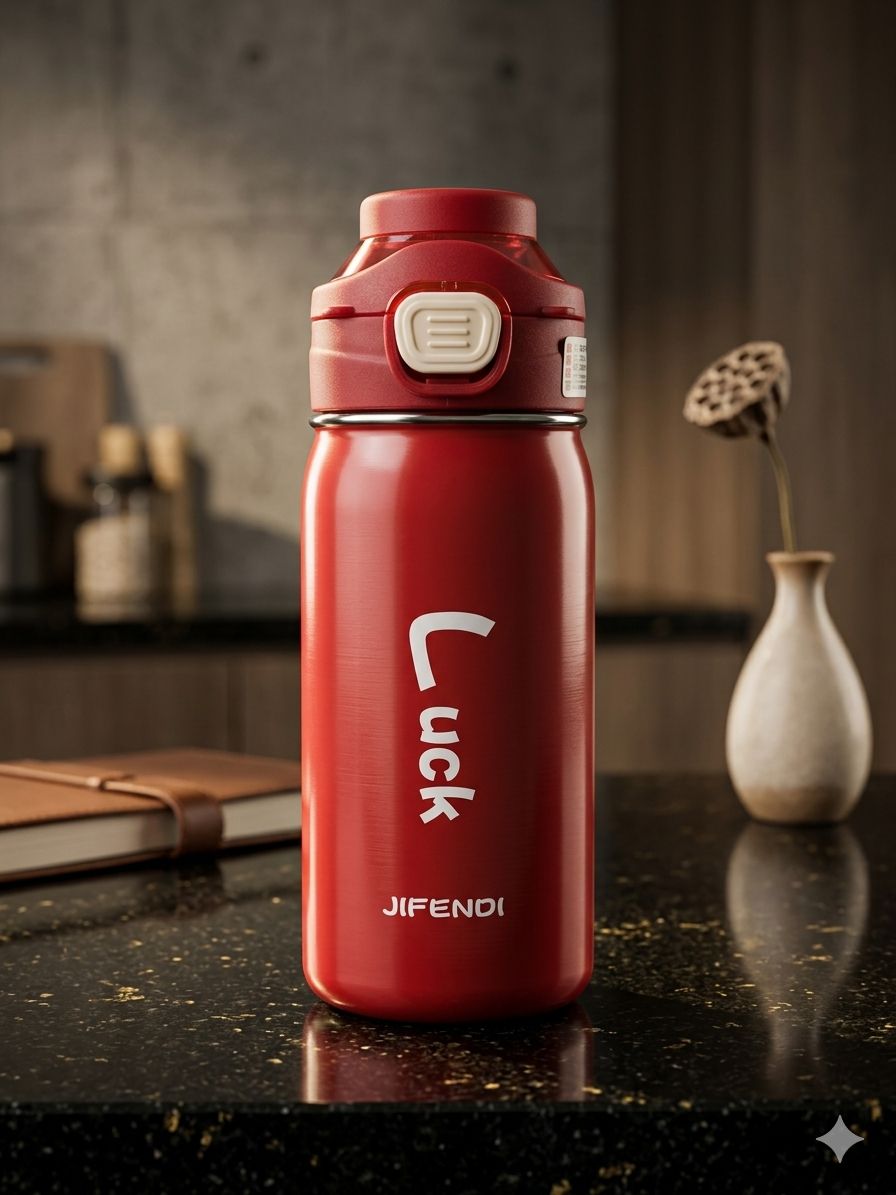 JIFENDI LUCK STAINLESS STEEL SPORTS BOTTLE