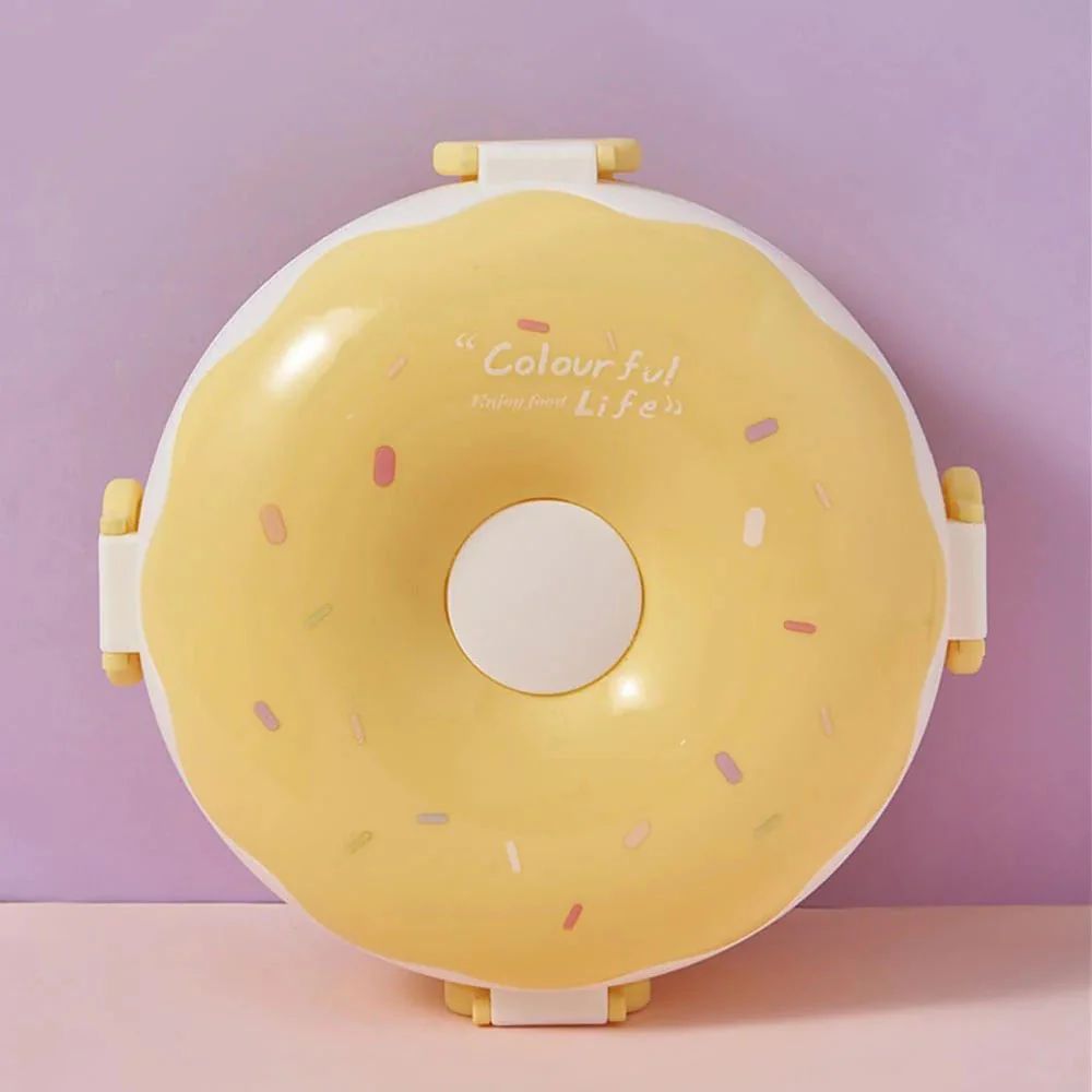 DONUT SHAPE 4 LOCK LUNCH BOX