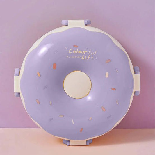DONUT SHAPE 4 LOCK LUNCH BOX