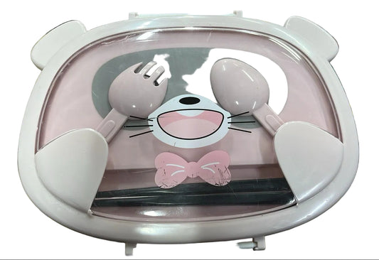 BUNNY FACE PLASTIC LUNCH BOX