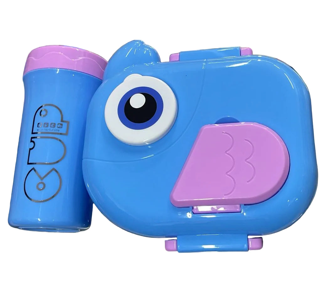 CARTOON BIRD LUNCH BOX WITH CUP SET