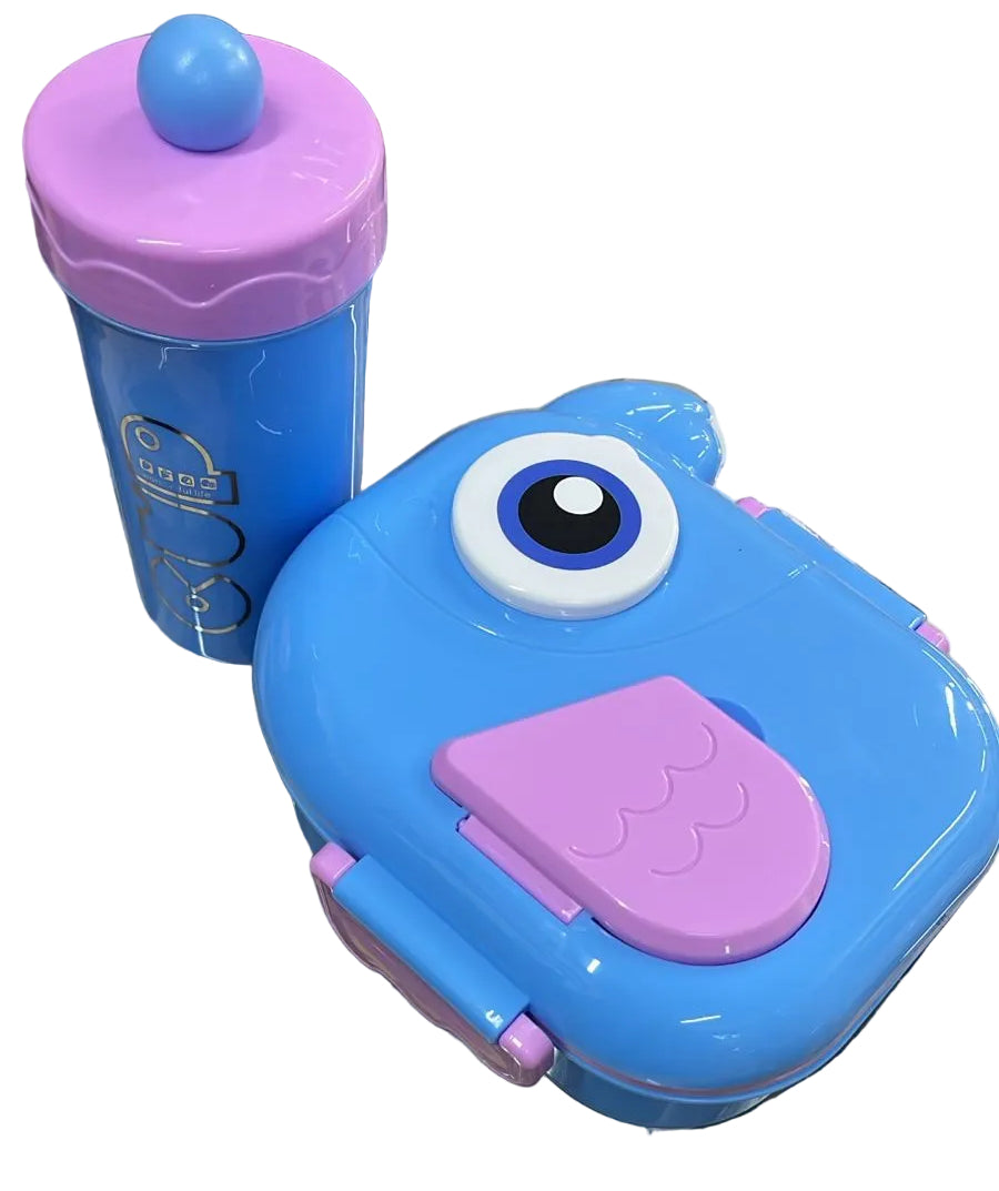 CARTOON BIRD LUNCH BOX WITH CUP SET