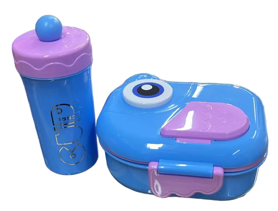 CARTOON BIRD LUNCH BOX WITH CUP SET