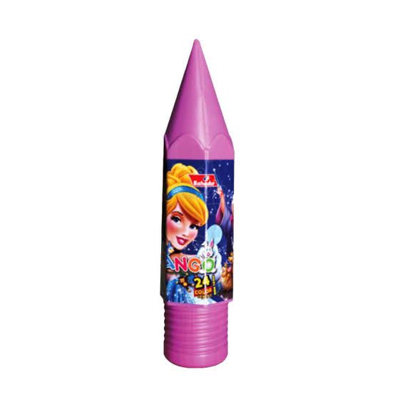 BAHADUR JUMBO PENCIL CONTAINER 24 COLOURS
