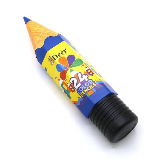 DEER JUMBO 24 COLORED PENCILS CONTAINER