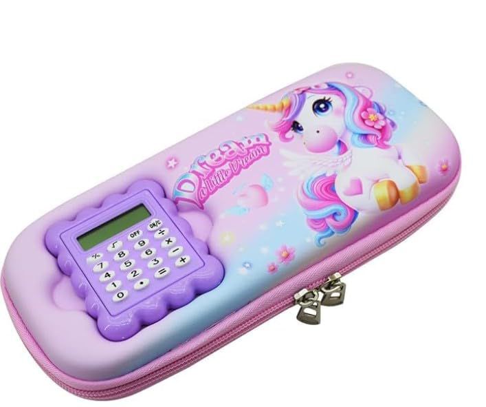 3D UNICORN CHINA PENCIL POUCH