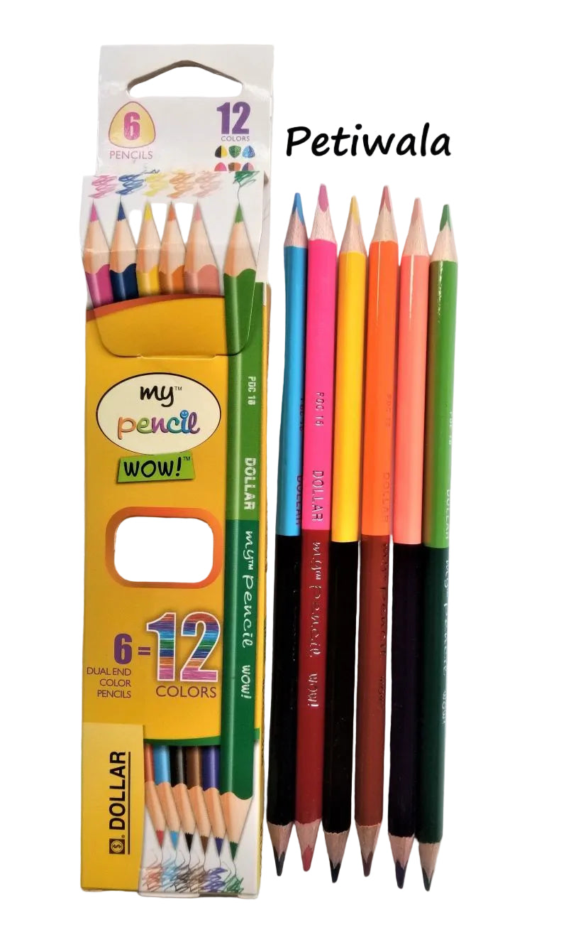 DOLLAR WOW MY PENCIL 6 DUAL END