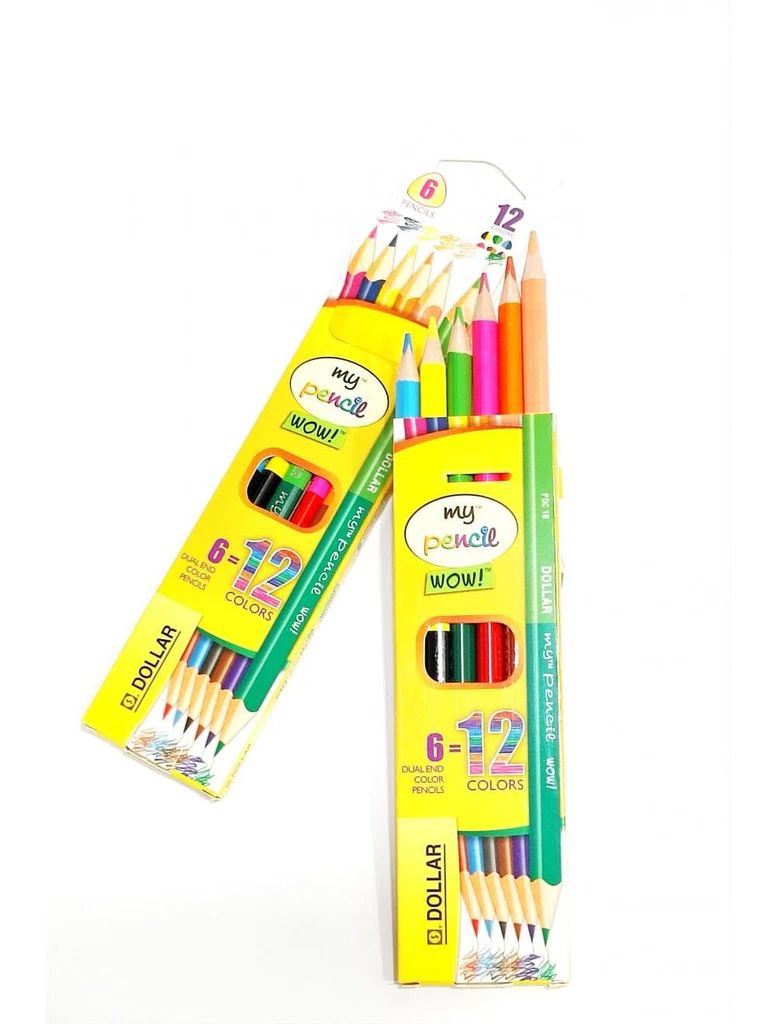 DOLLAR WOW MY PENCIL 6 DUAL END