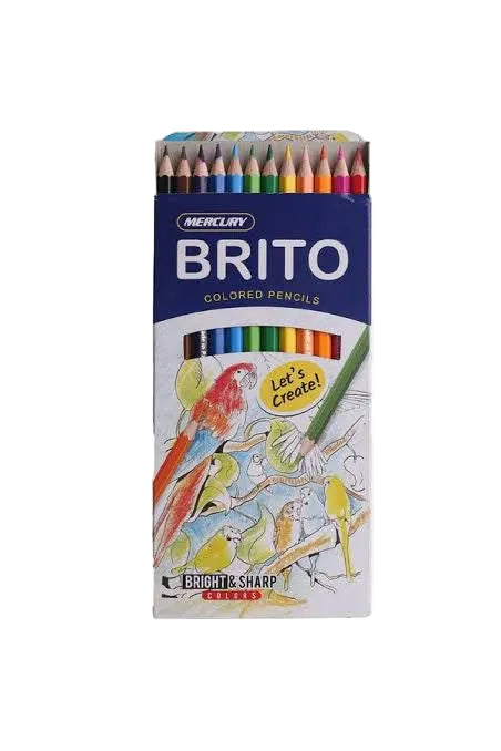 MERCURY BRITO 12 COLORED PENCILS