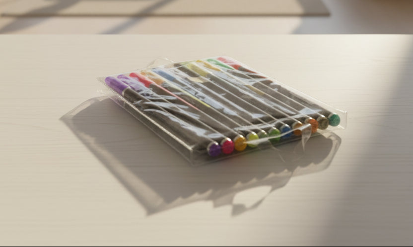 NEON COLOR GLITTER 12 COLOR PENS