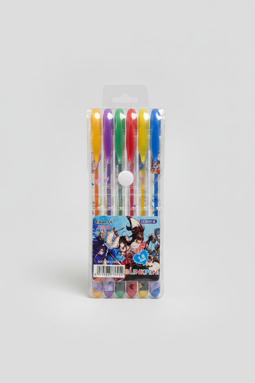 CHAO QI BLINKPEN 6 ANIME GEL PENS