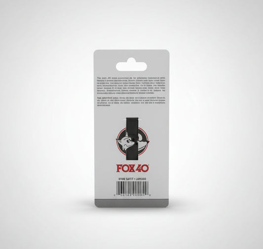 FOX 40 SHARX PEALESS WHISTLE LANYARD 120 DB