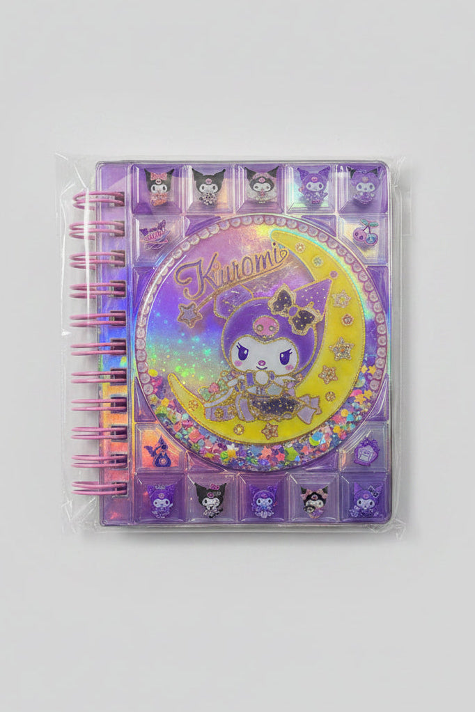 KUROMI HOLOGHARPIC SPIRAL NOTEBOOK 3D SHARK COVER