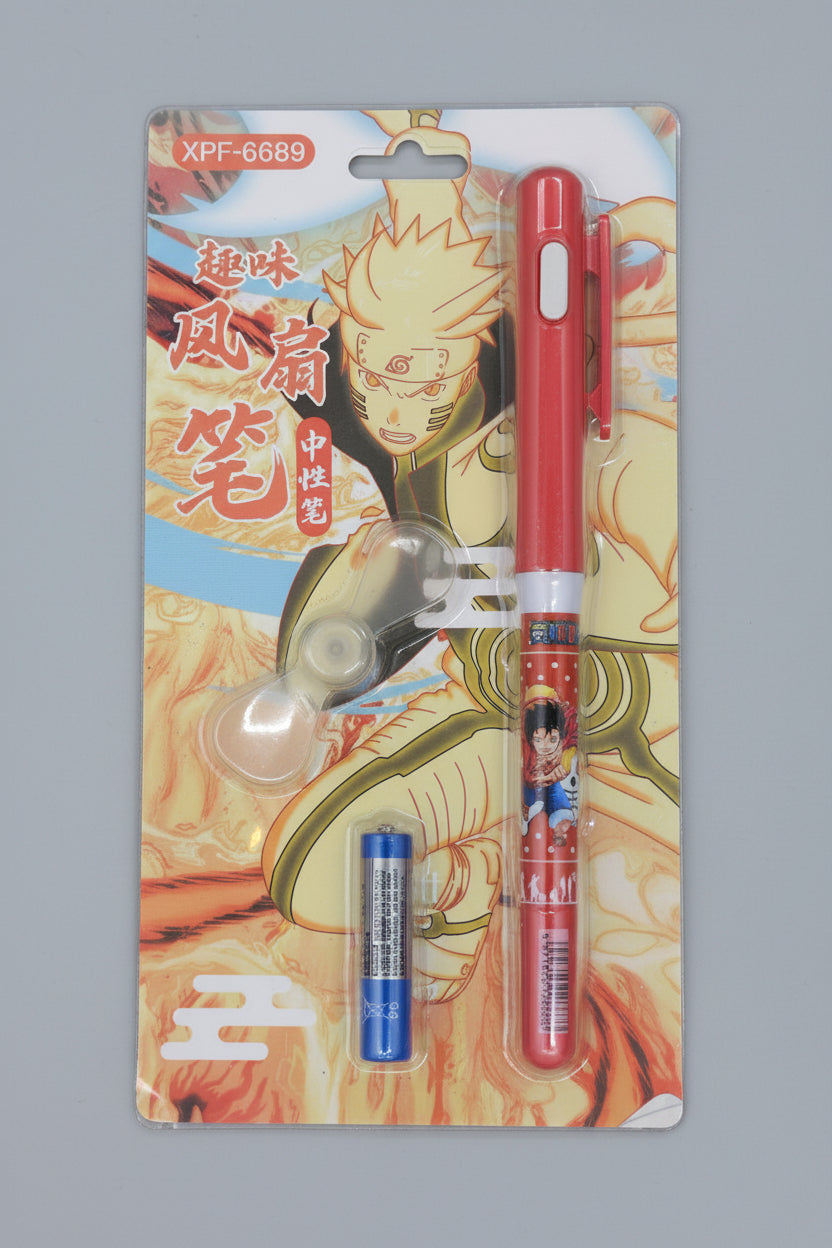 NARUTO GEL PEN WITH FAN