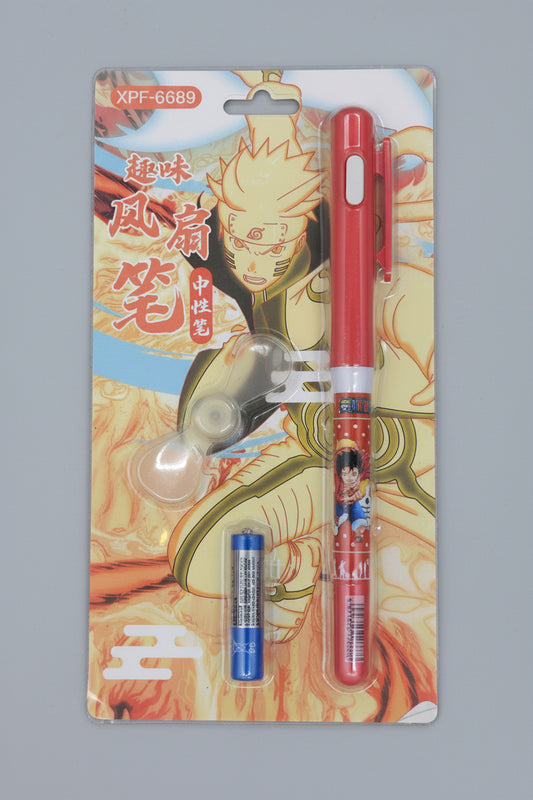 NARUTO GEL PEN WITH FAN