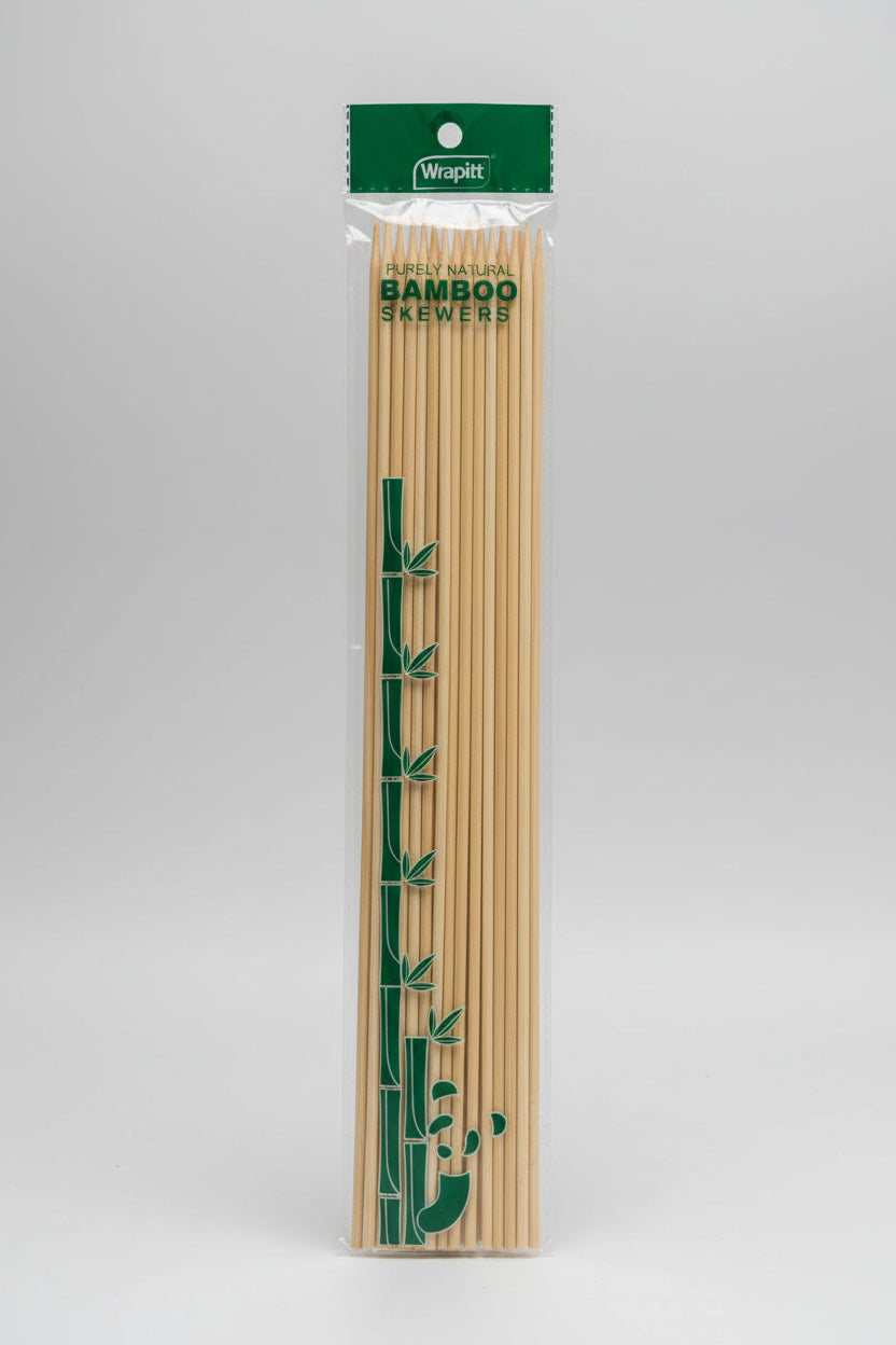WRAPRITE BAMBOO SKEWERS PURELY NATURAL STICKS