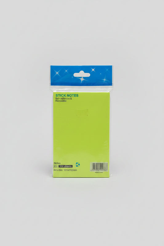 LARGE NEON COLORFUL STICKY NOTES