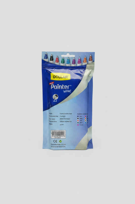 DOLLOR WOW POINTER FINELINER 10 COLOR SET