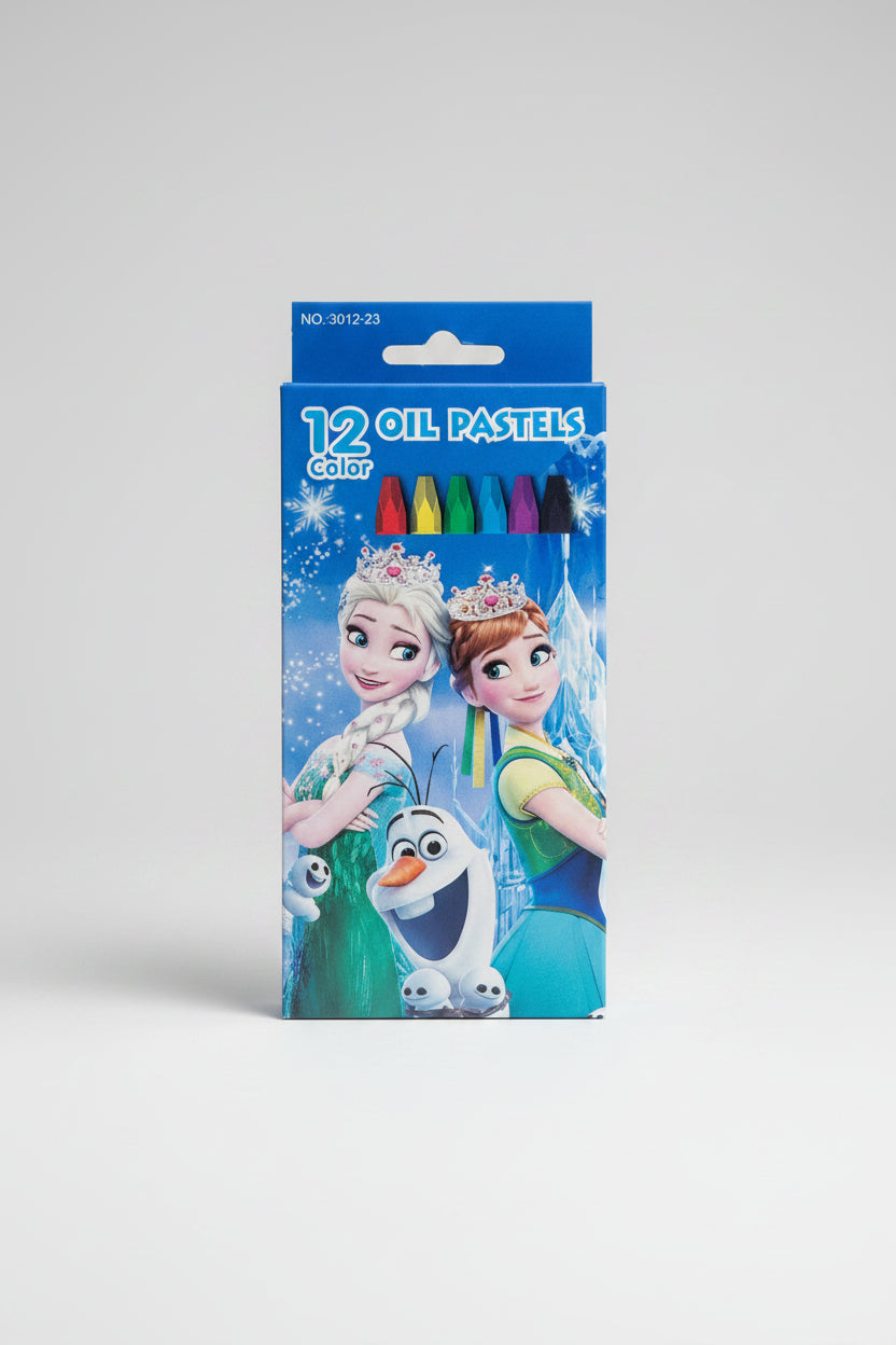 12 COLOR OIL PASTELS DRAWING CARYONS