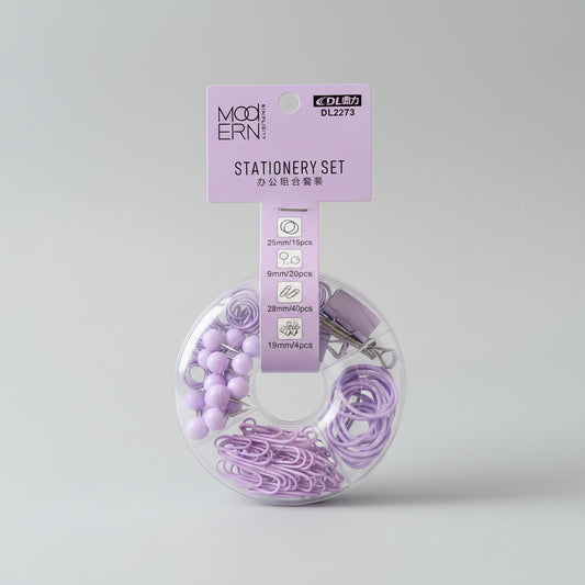 MODERN SIMPLICITY PASTEL STATIONARY SET