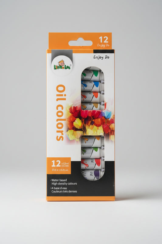LITTELES 12 OIL COLOR SET WATER