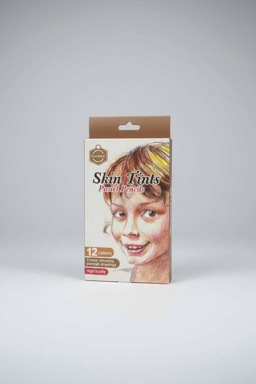 KEEP SMILING TINTS PASTEL PENCILS 12 COLORS