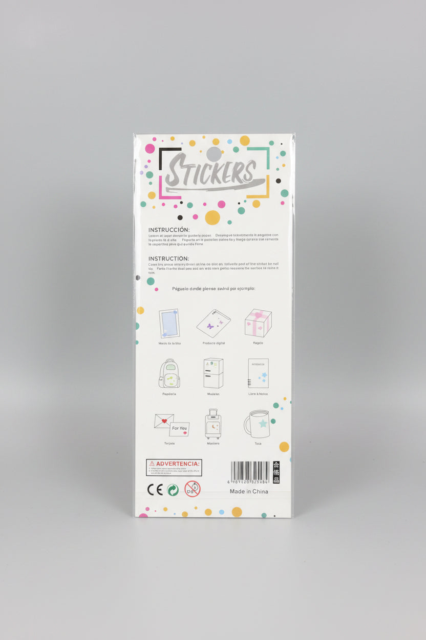 DIY  CARTOON NUMBER STICKERS