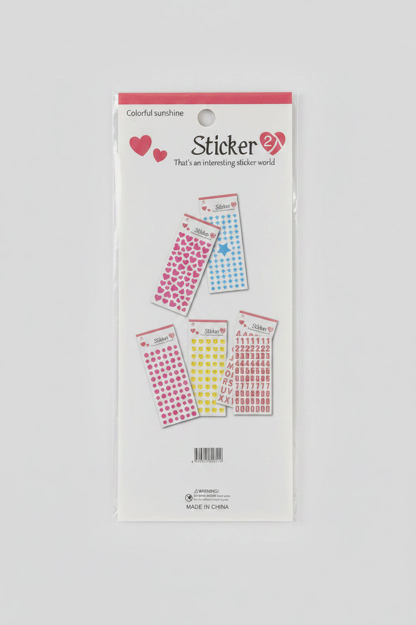 YW AA GLOW IN THE DARK STAR MOON STICKERES