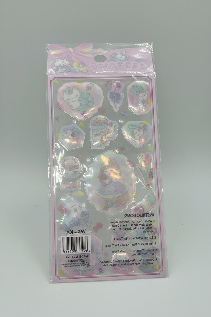 KAWAII 3D PUFFYJEWEL STICKERS