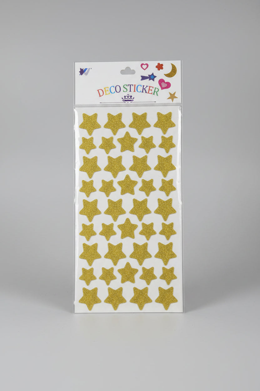 VJ DECO GLITTER STAR STICKERS