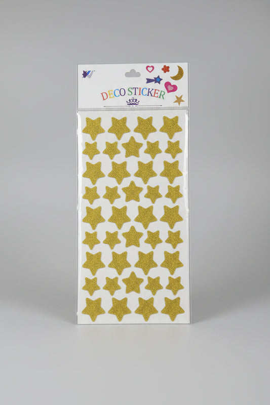 VJ DECO GLITTER STAR STICKERS