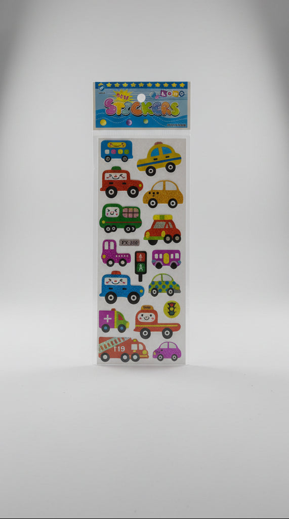 GLITTER MULTIPLE STICKERS SHEET