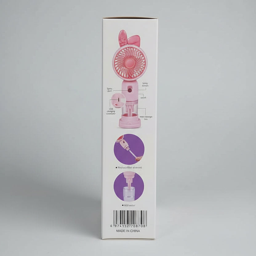 Cartoon Spray Fun Portable Handheld Fan