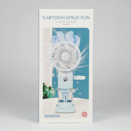 Cartoon Spray Fun Portable Handheld Fan