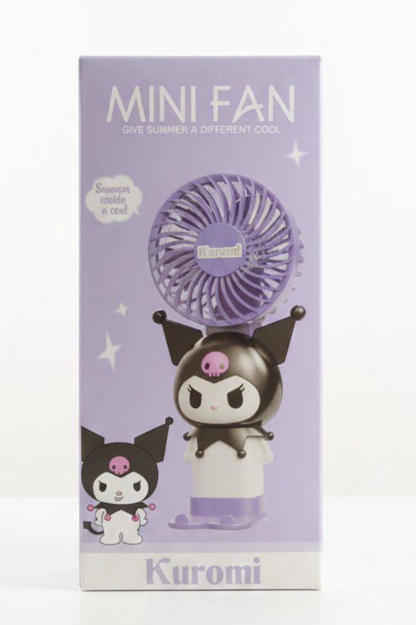 Kuromi Mini Fan
